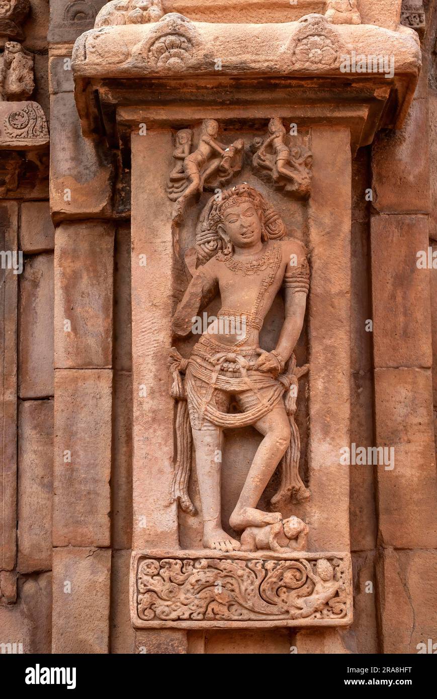 8th century Lord Shiva sculpture in Pattadakal, Karnataka, South India