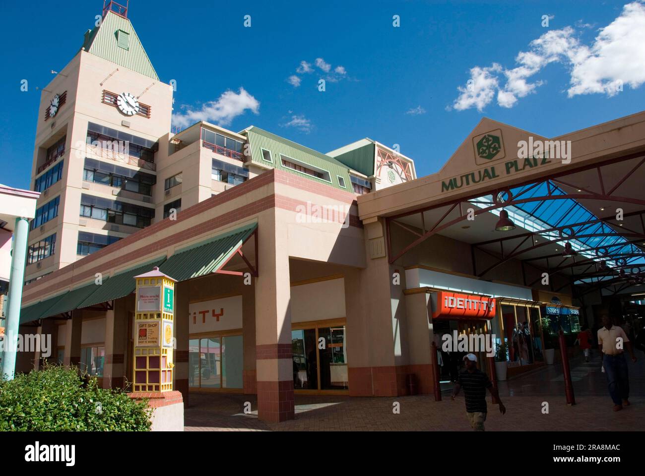 Post Street Mall pedestrian zone, Windhoek, Namibia, Windhoek Stock