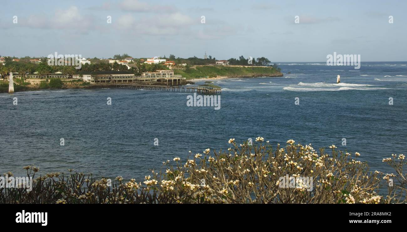 Harbour exit, Mombasa, Kenya Stock Photo