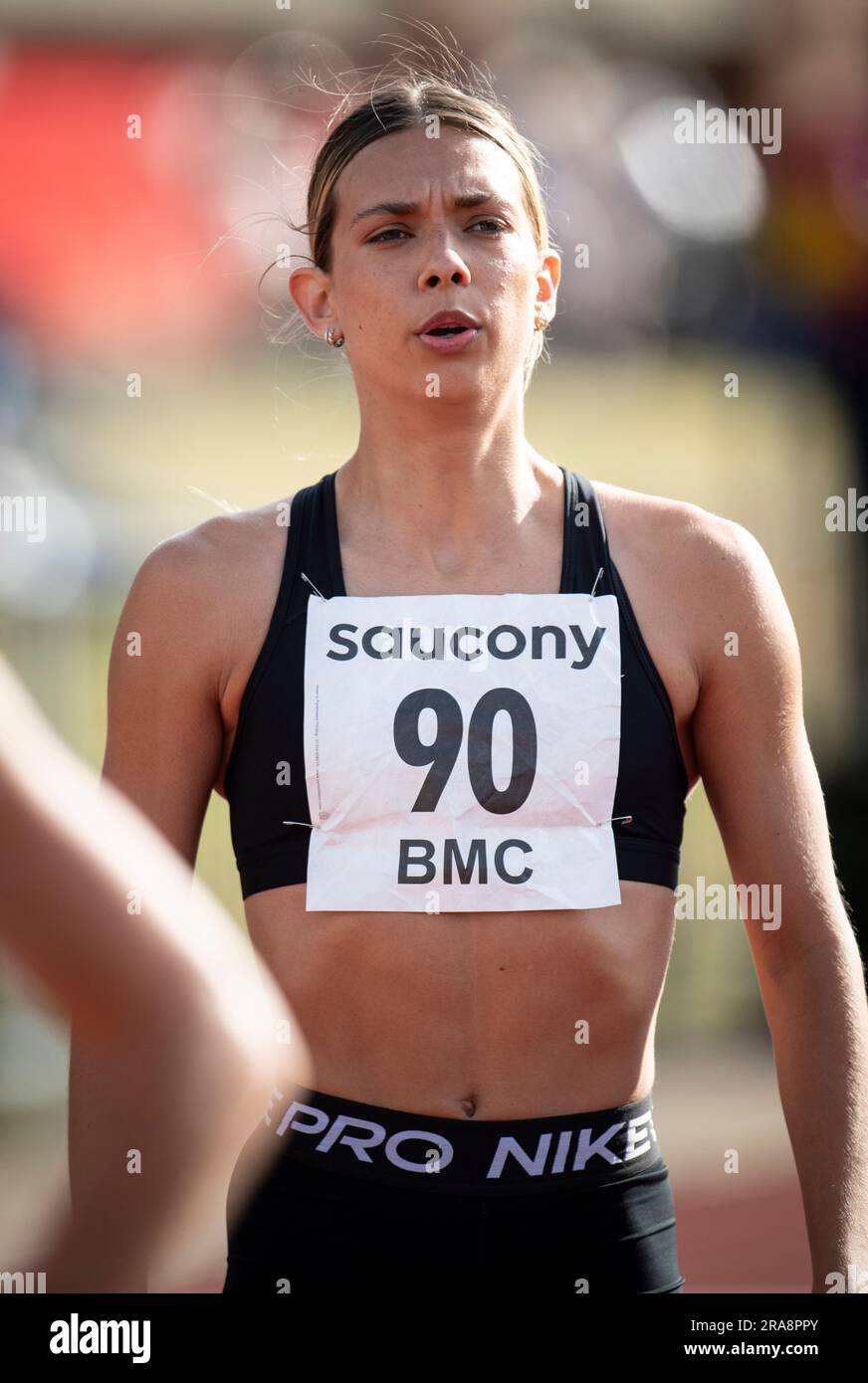 Emily Simpson of Sheffield & Dearne AC competing in the BMC women’s ...