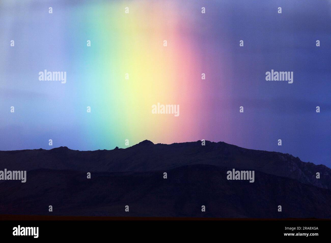 Rainbow, Tombstone Territorial Park, Yukon, Canada Stock Photo - Alamy