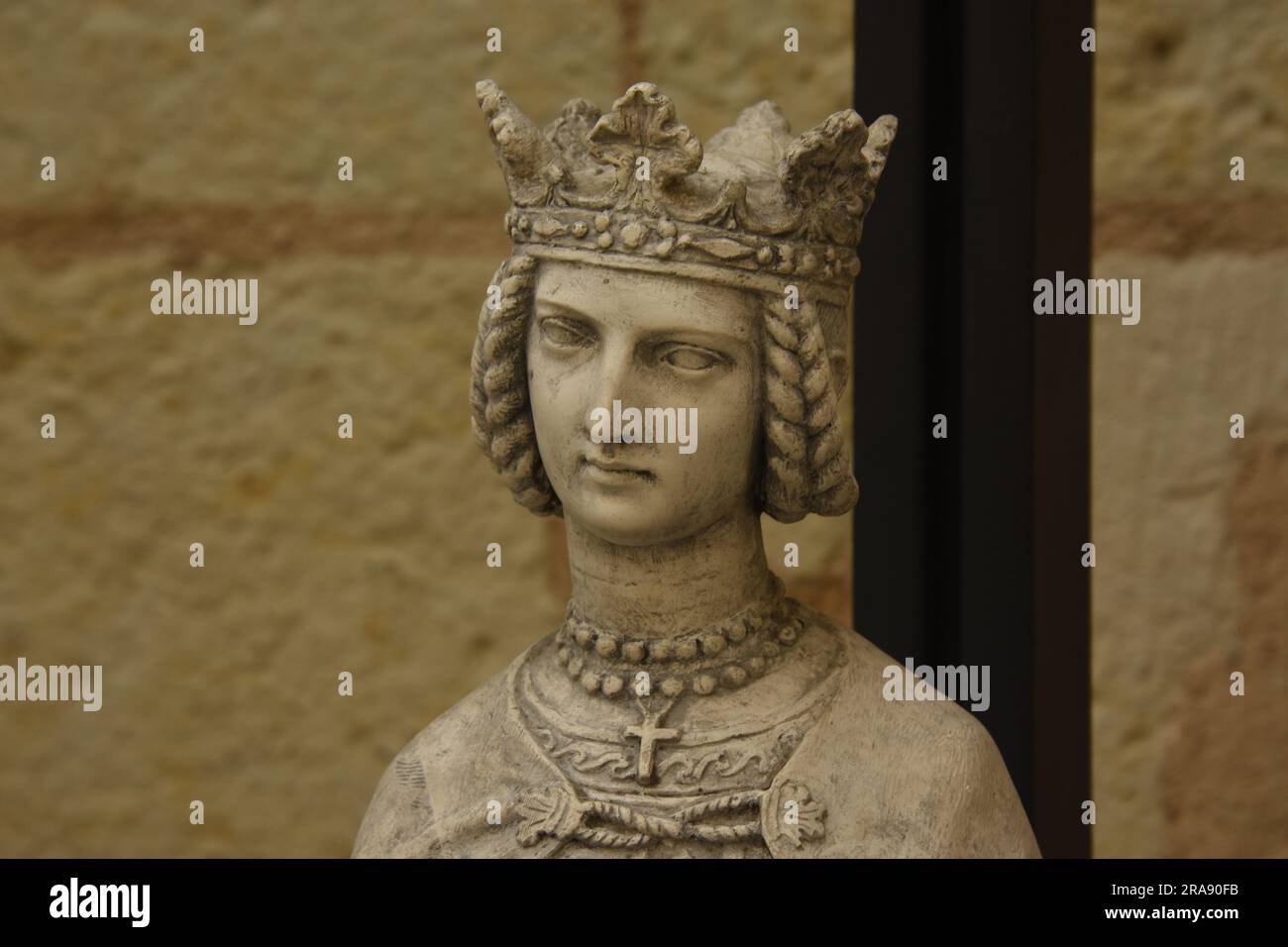 Isabelle Ire of Lorraine, Duchess of Anjou sculpted by David d'Angers