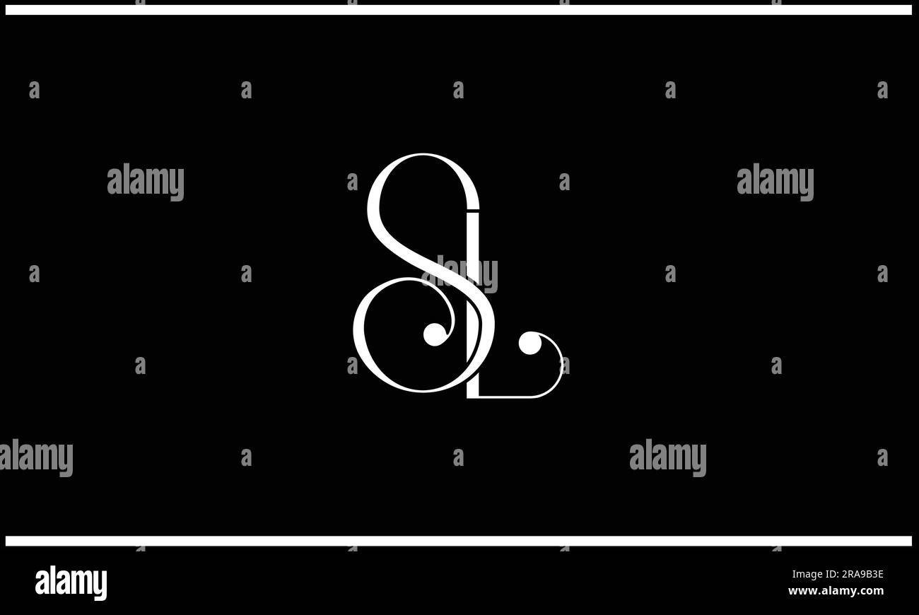 SL, LS, Abstract Logo Design Stock Vector Image & Art - Alamy