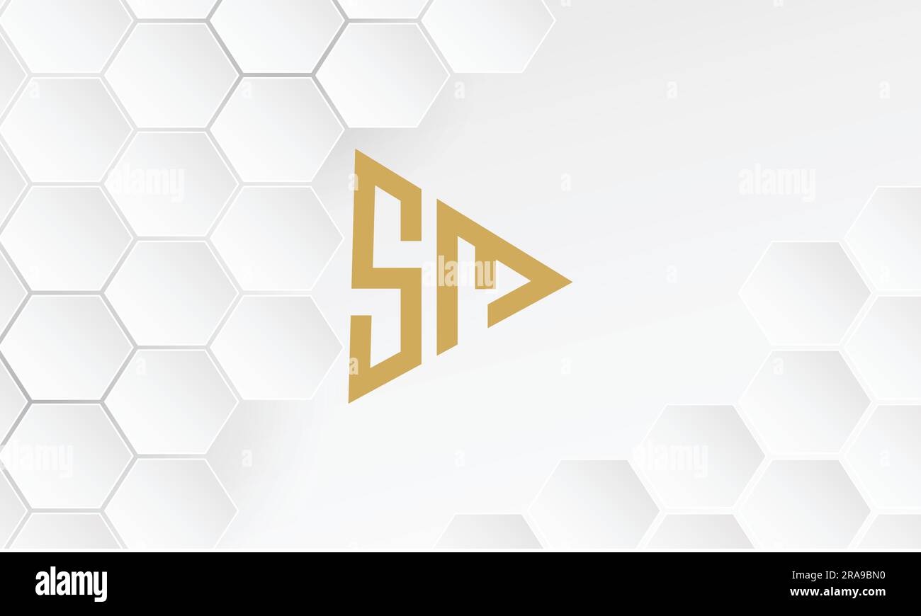 SM, MS, Abstract Letters Logo Monogram Stock Vector