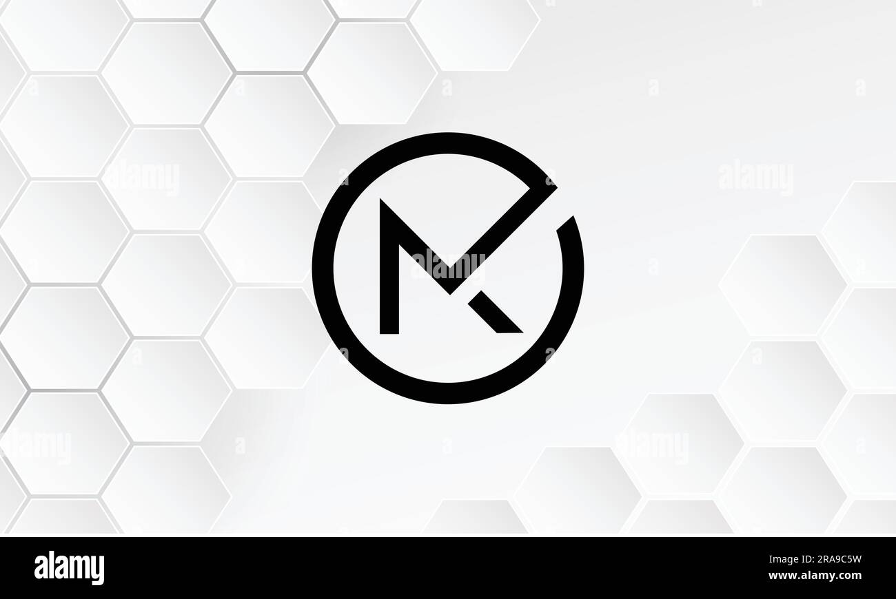 MX, XM, Abstract Letters Logo Monogram Stock Vector
