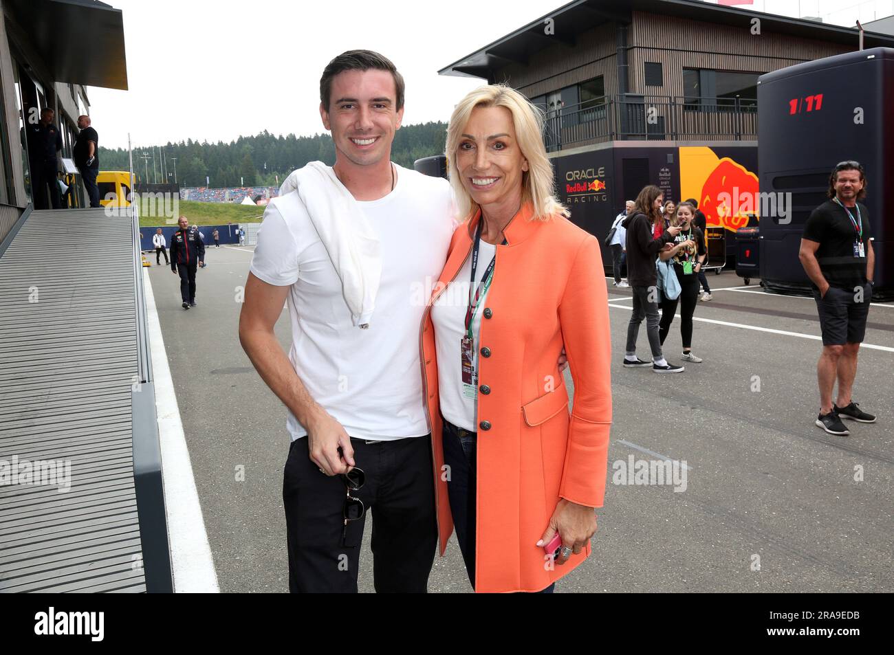 SPIELBERG, Austria. 1st July, 2023. Mark Mateschitz, son of Dietrich ...