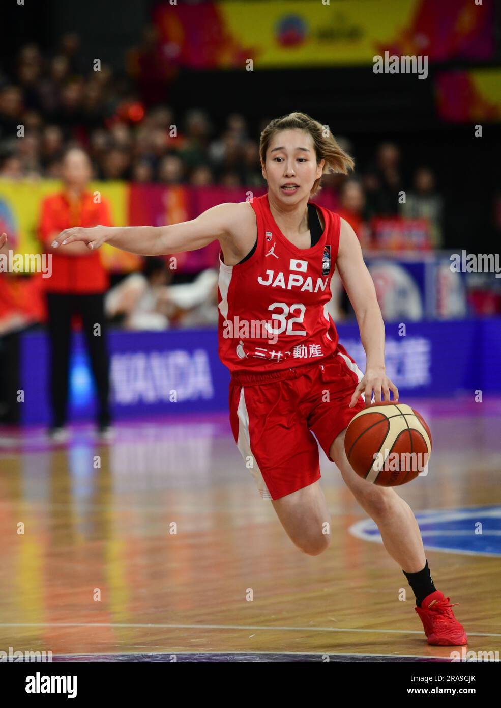Saori Miyazaki of Japan Women Basketball team seen in action during the
