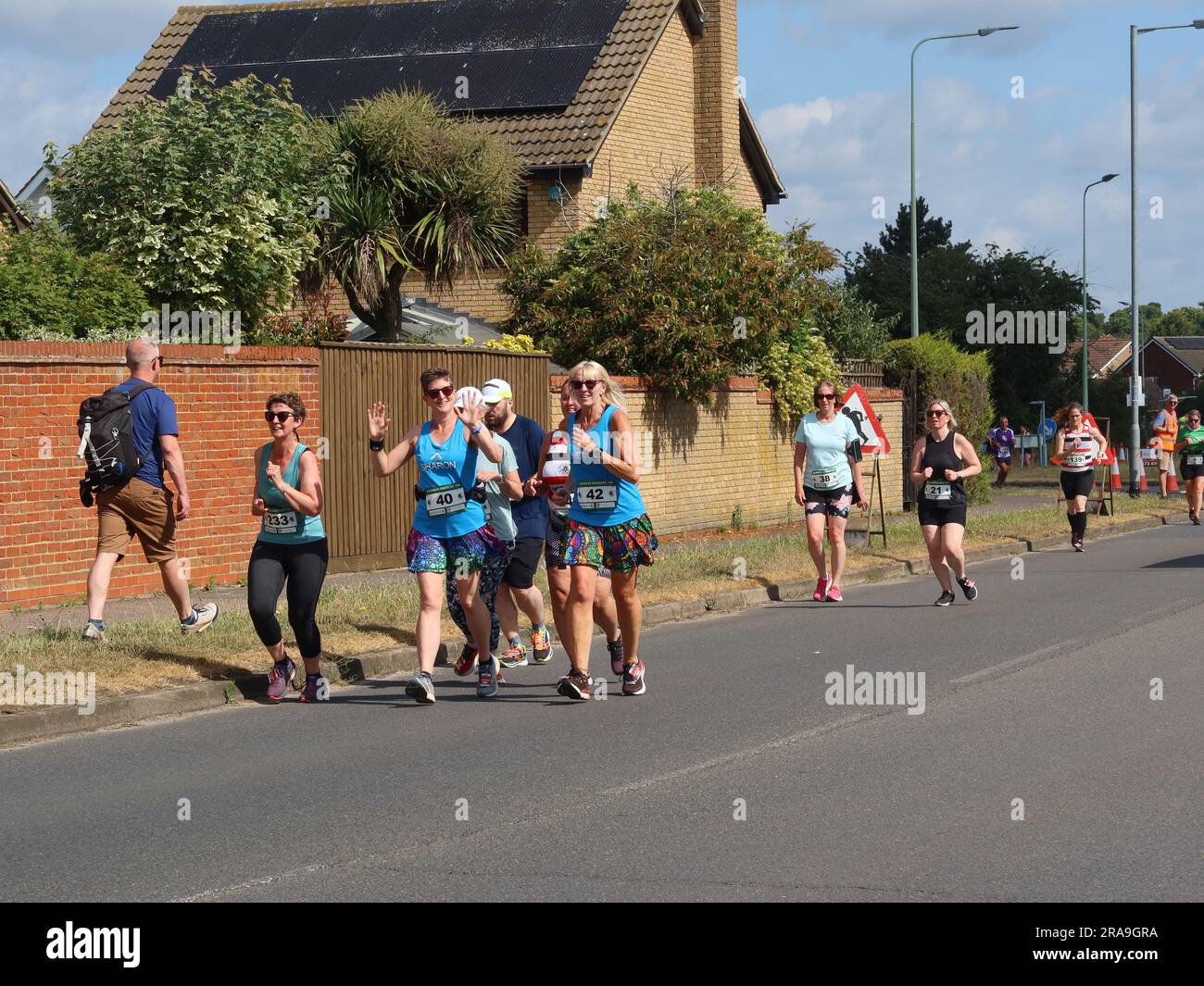 Kesgrave, Suffolk 2 July 2023 The Alan Brown Memorial 10k race