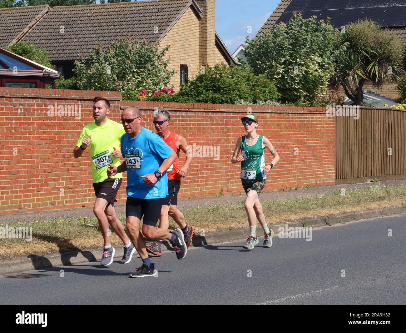 Kesgrave, Suffolk 2 July 2023 The Alan Brown Memorial 10k race