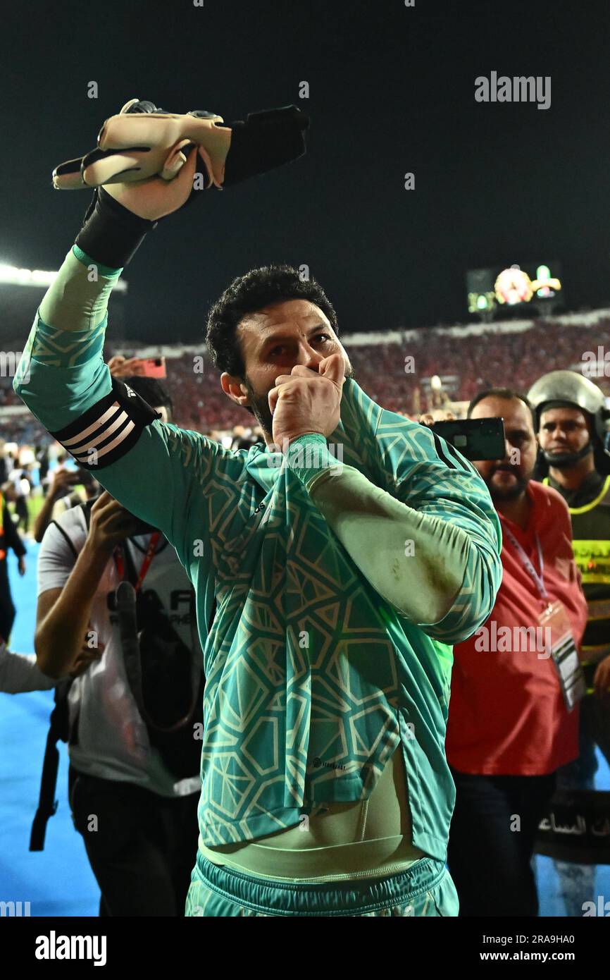 CASABLANCA MOROCCO JUNE 11 Mohamed El Shenawy Of Al Ahly SC casablanca-morocco-june-11-mohamed-el-shenawy-of-al-ahly-sc