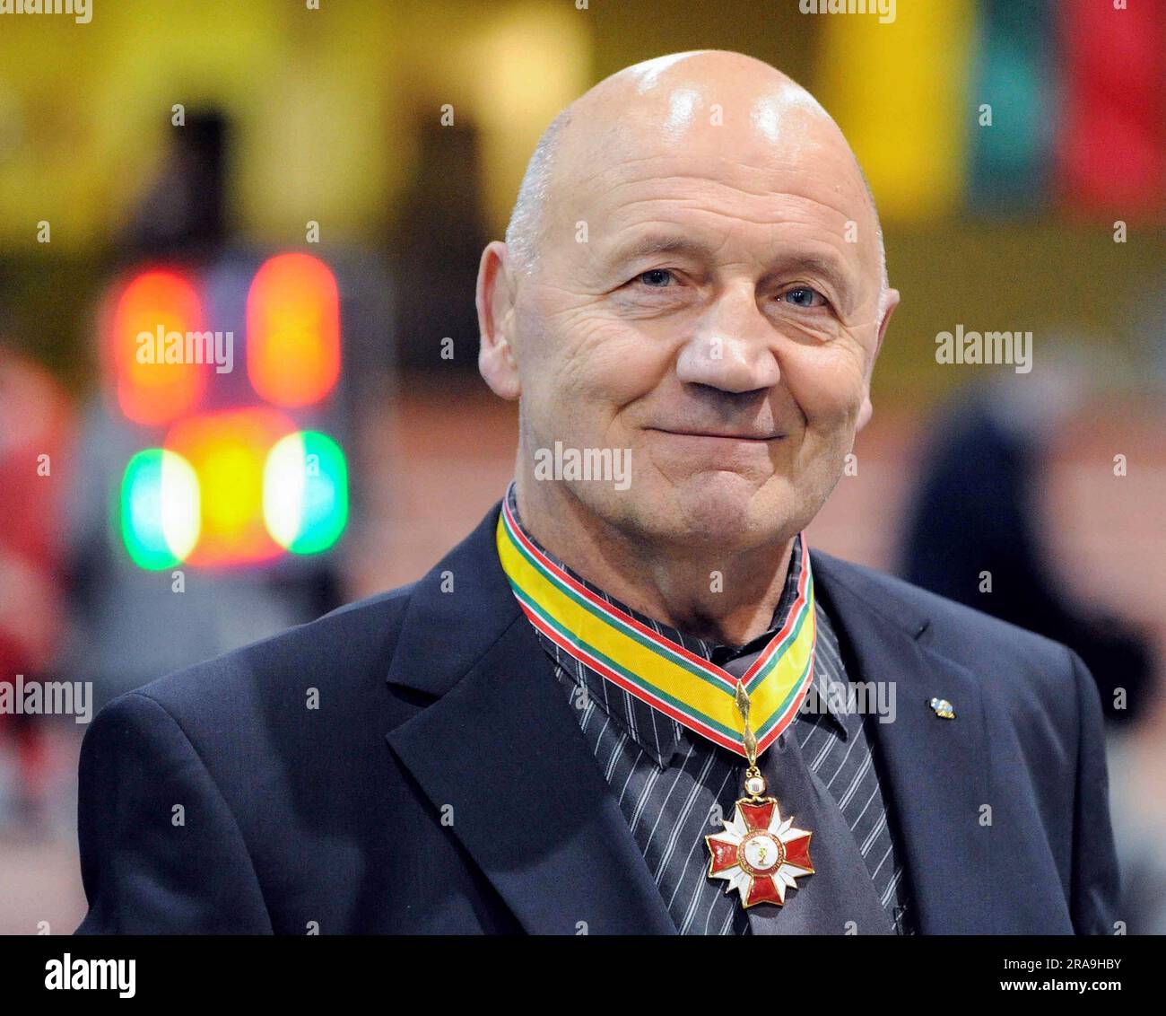 2008 11 29. Rimantas Bagdonas - Lithuanian athlete, wrestler, the only Lithuanian wrestler who became world champion. Stock Photo