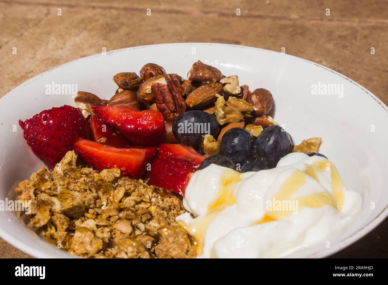 Healthy sweet breakfast option Stock Photo