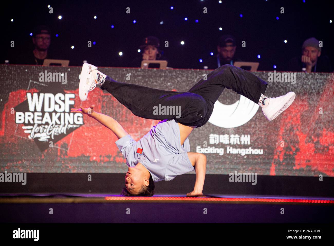 Hangzhou, China's Zhejiang province. 2nd July, 2023. Qi Xiangyu (Lithe ...