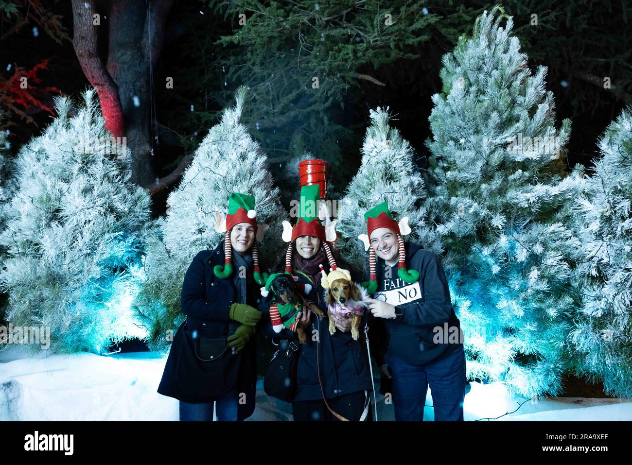 Canberra, Australia. 2nd July, 2023. People pose for photos in front of