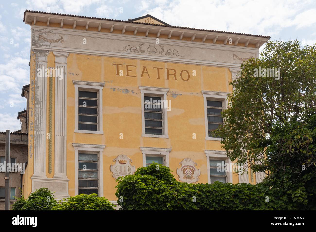Teatro Alberti in Desenzano, Lake Garda, Italy, Europe Stock Photo Alamy