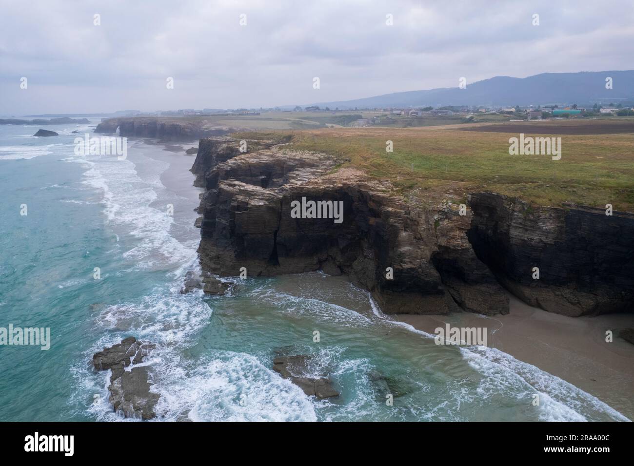 Aerial View Of As Catedrais Beach In North Spain Stock Photo Alamy aerial-view-of-as-catedrais-beach-in-north-spain-stock-photo-alamy