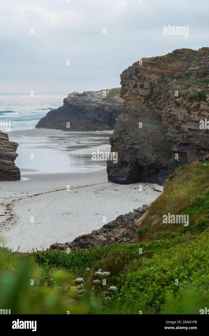 Aerial View Of As Catedrais Beach In North Spain Stock Photo Alamy aerial-view-of-as-catedrais-beach-in-north-spain-stock-photo-alamy
