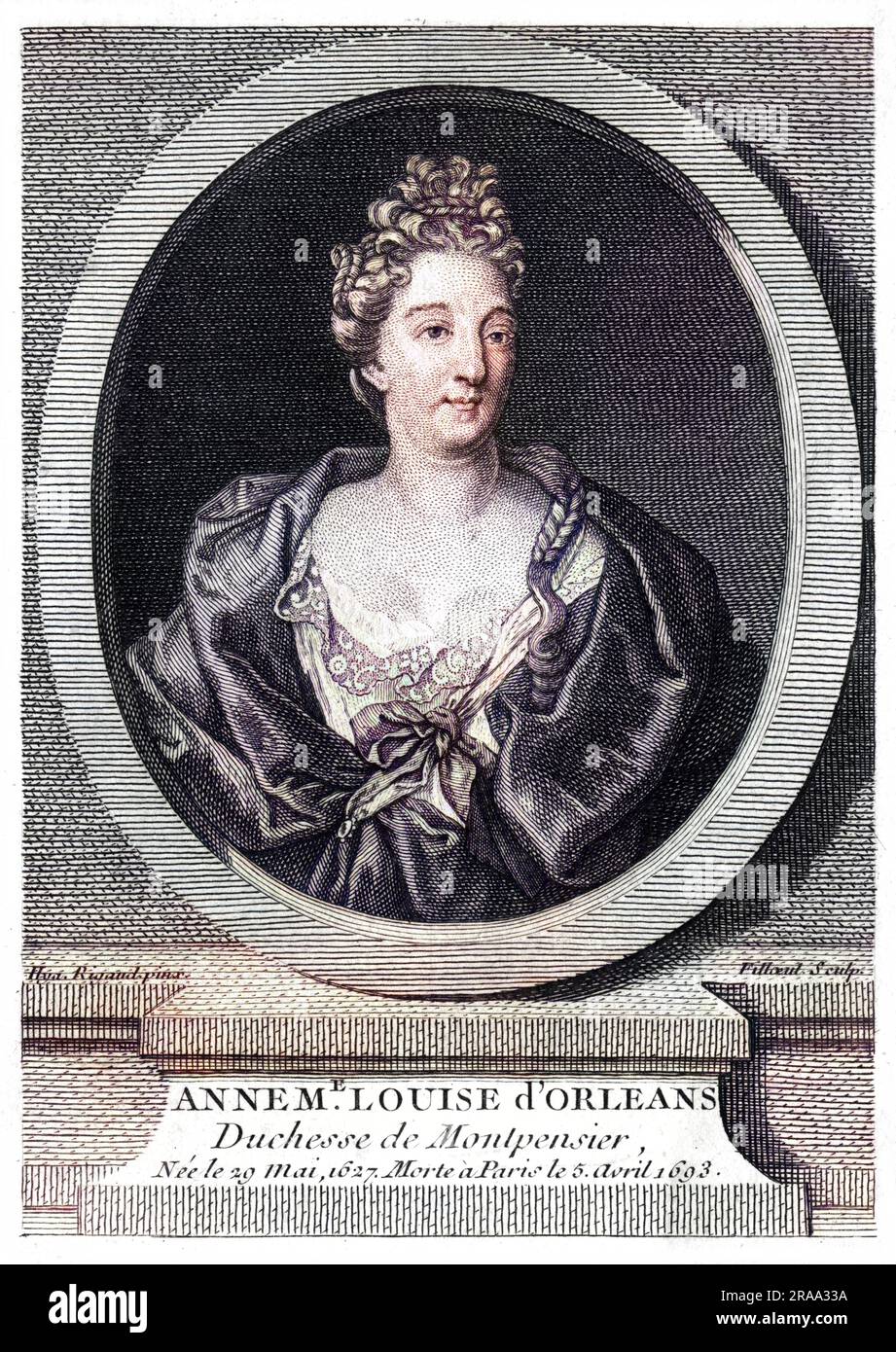 ANNE MARIE LOUISE d'ORLEANS, duchesse de MONTPENSIER, known as La ...