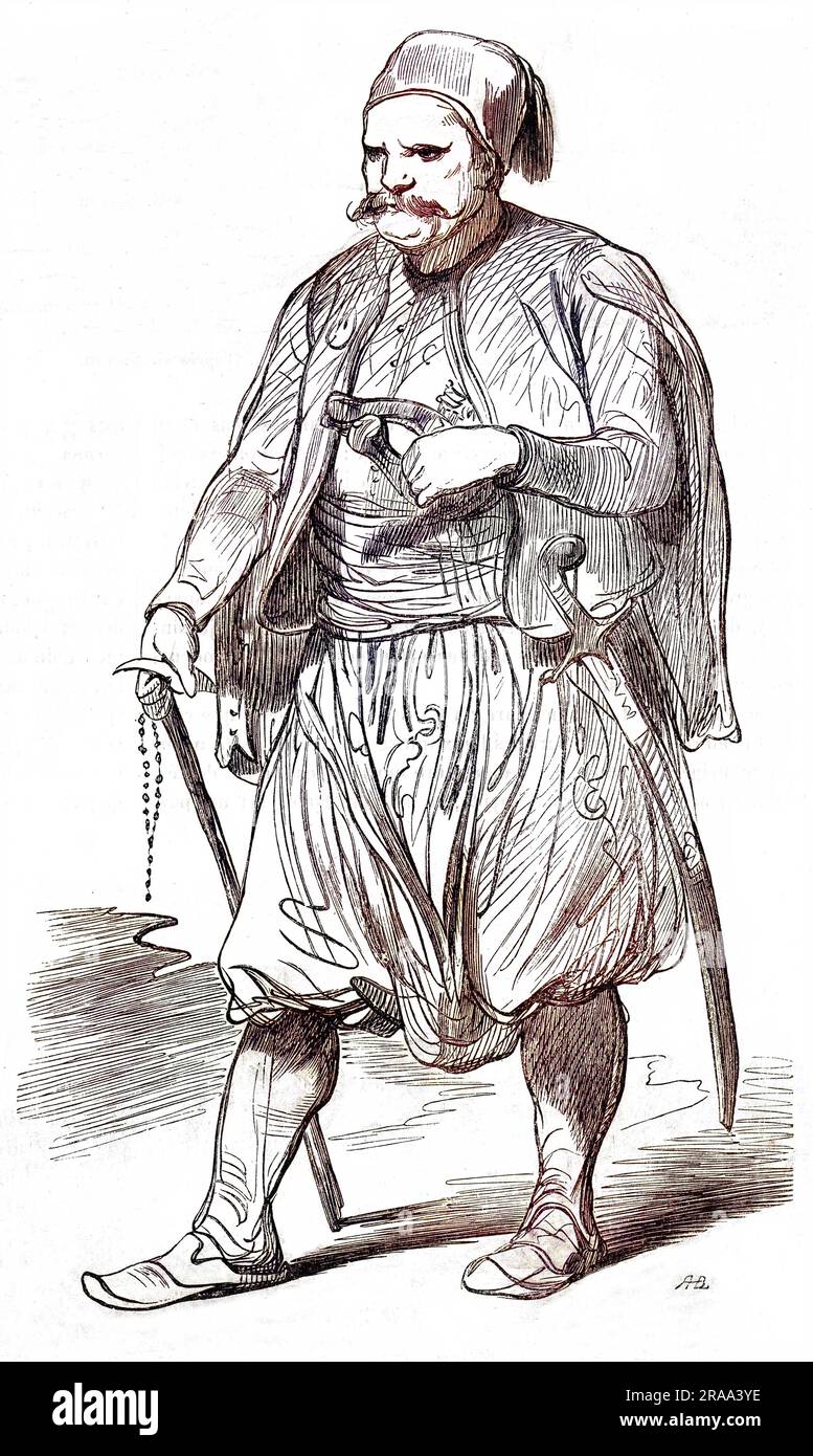 JOSEPH SEVE, also known as COLONEL SELVES and SOLIMAN PACHA - French soldier who became an administrator in Egypt, regarded as one of the creators of modern Egypt.     Date: 1788 - 1860 Stock Photo