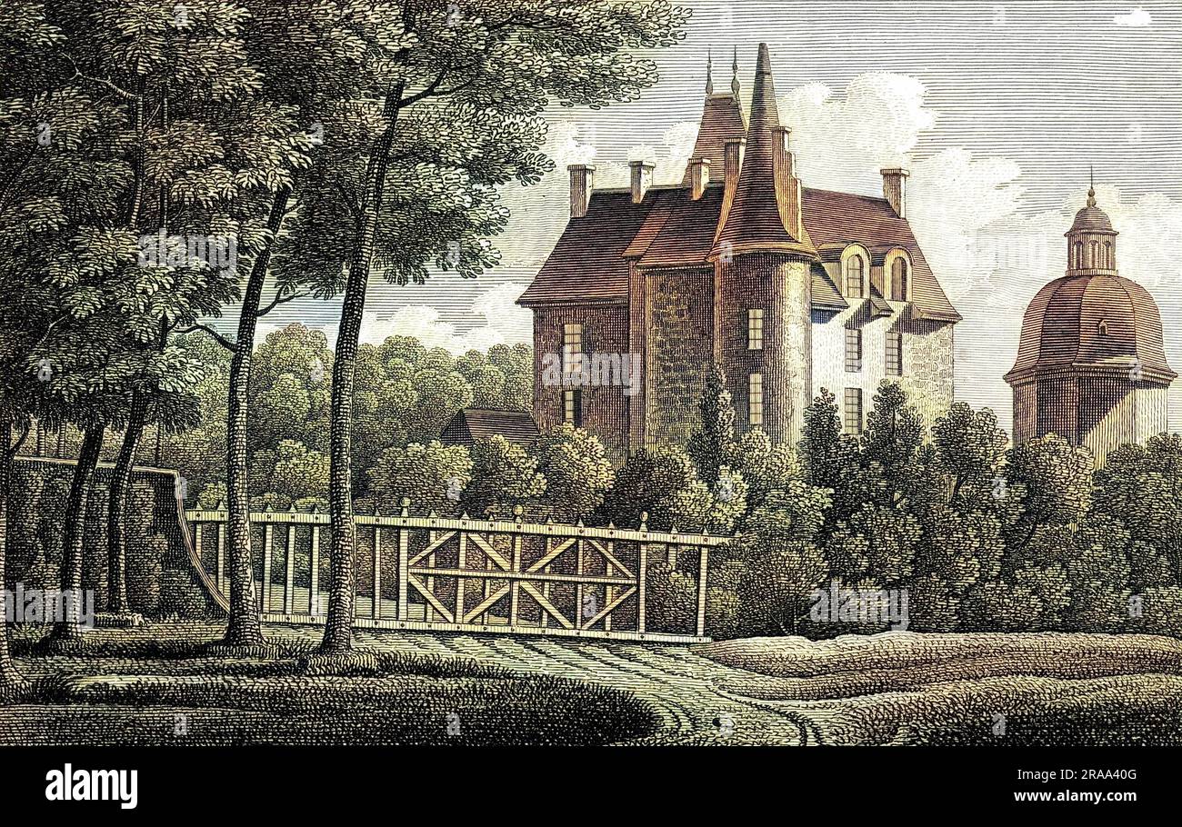 The home of Madame de Sevigne at Les Rochers, near Vitre en Bretagne.     Date: 17th century Stock Photo