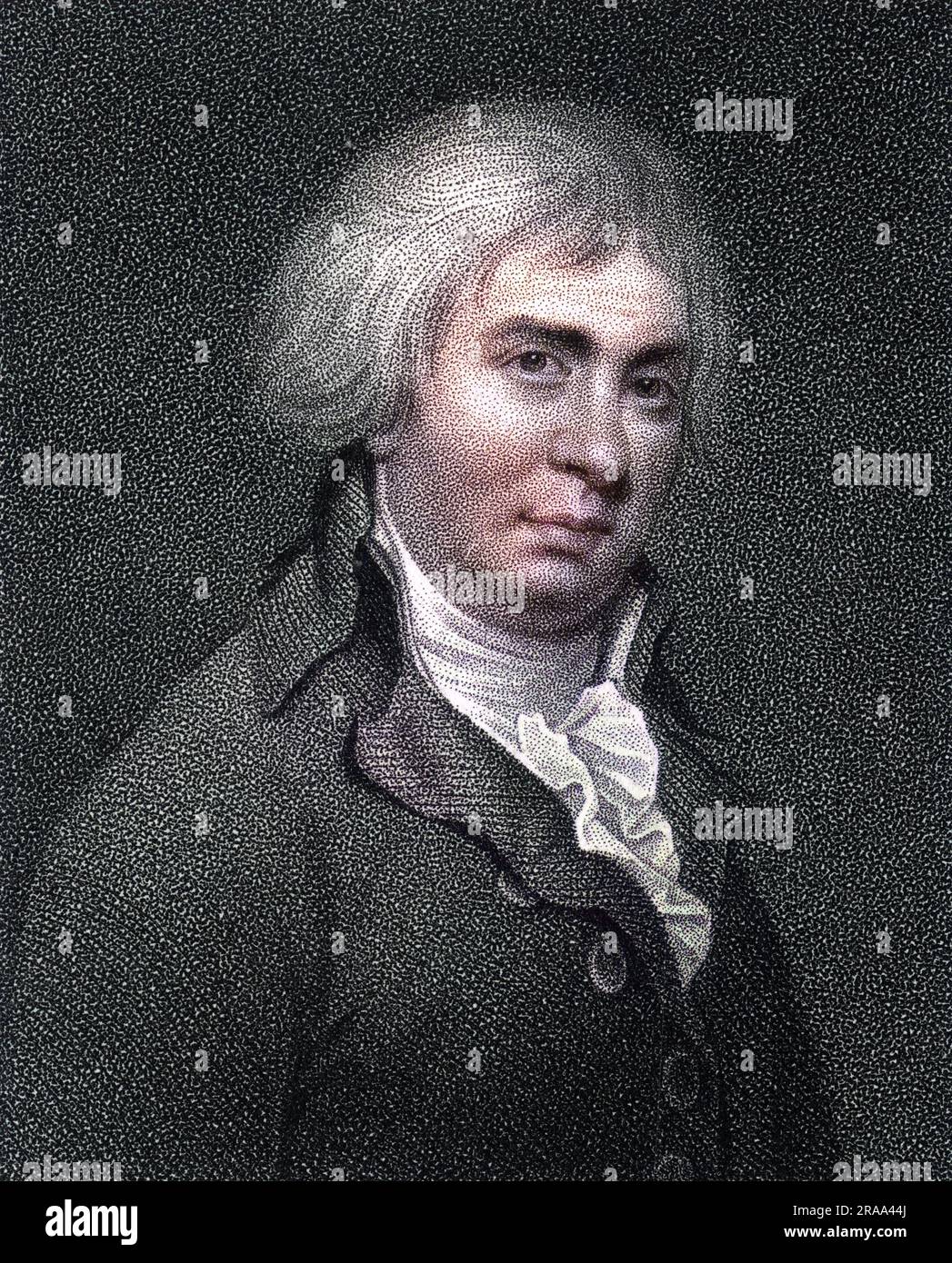 RICHARD BRINSLEY SHERIDAN Playwright, whose 'The rivals' and 'The school for scandal' have proved enduring classics.     Date: 1751 - 1816 Stock Photo