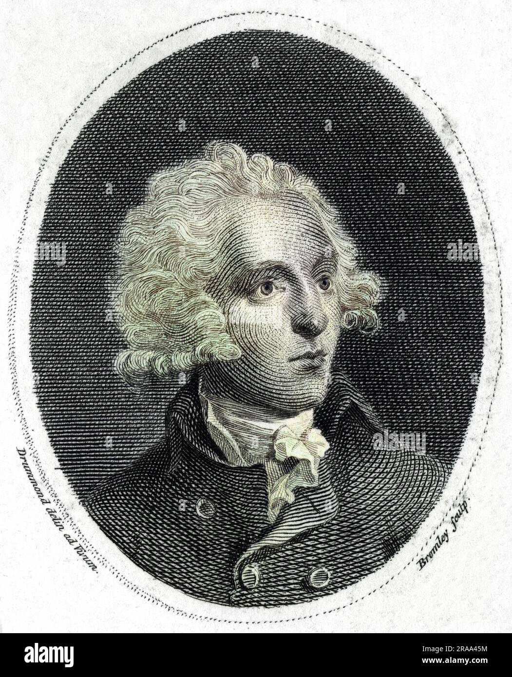 SIR JOHN SINCLAIR statesman etc     Date: 1754 - 1835 Stock Photo