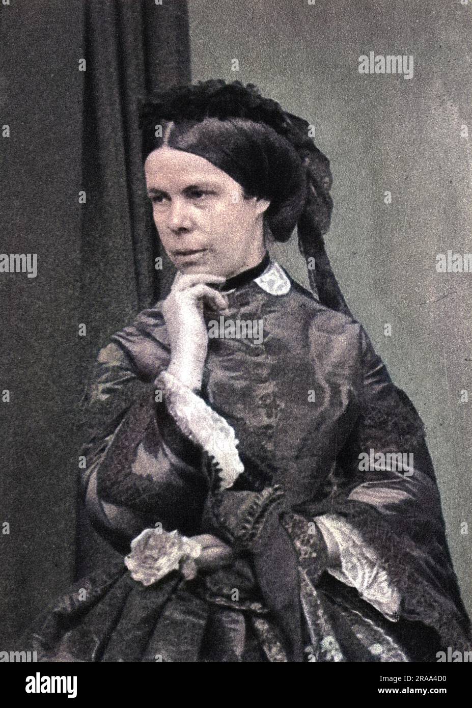 LADY AUGUSTA STANLEY (1822 - 1876), wife of Arthur, dean of Westminster. Stock Photo
