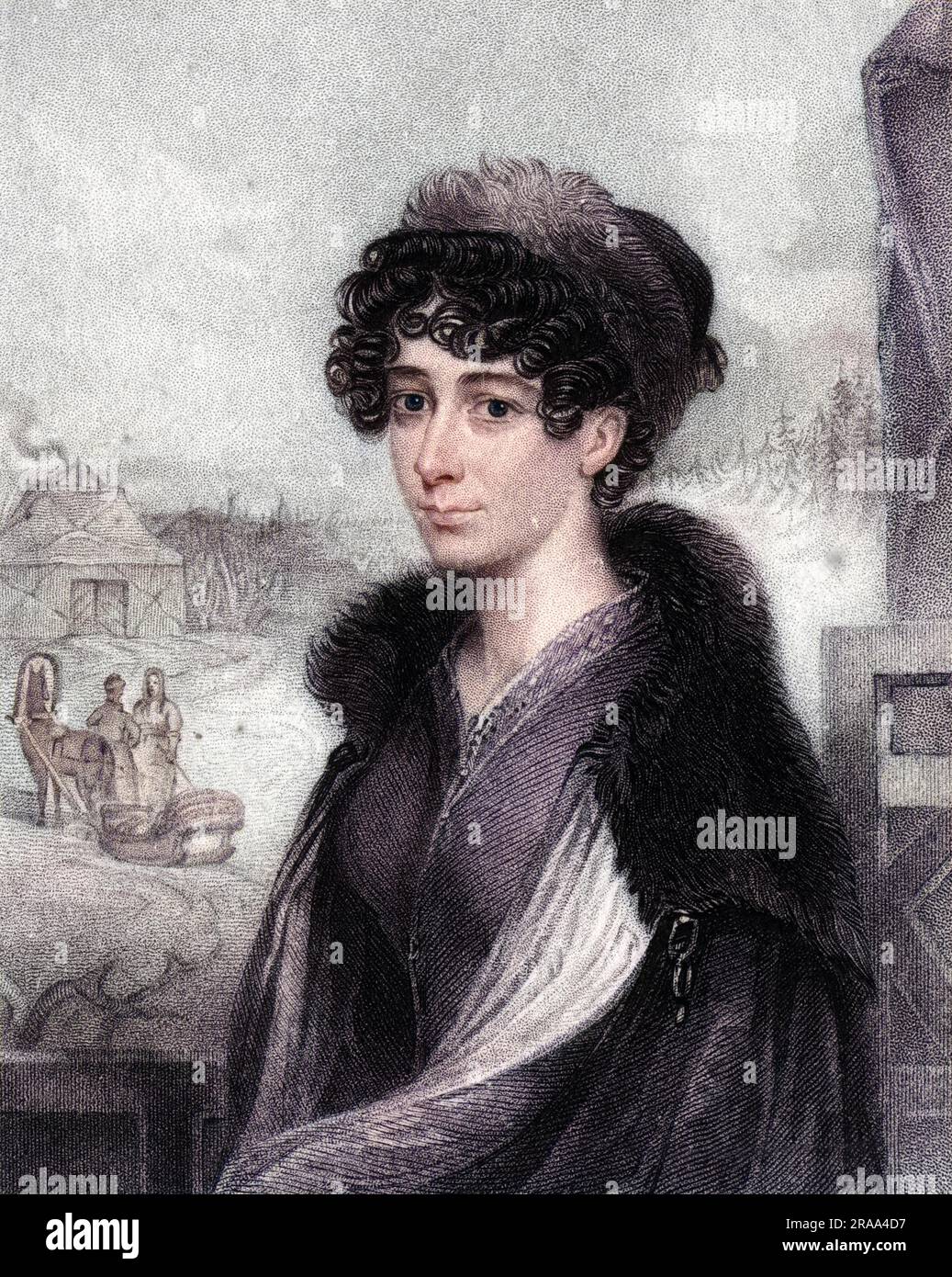 SARAH STALLYBRASS (nee Robinson) wife of Edward S., missionary in Mongolia, where she died.     Date: 1789 - 1833 Stock Photo