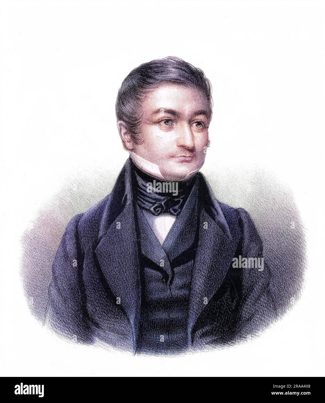 LOUIS-ADOLPHE THIERS (1797 - 1877), French statesman and historian as a young man. Stock Photo