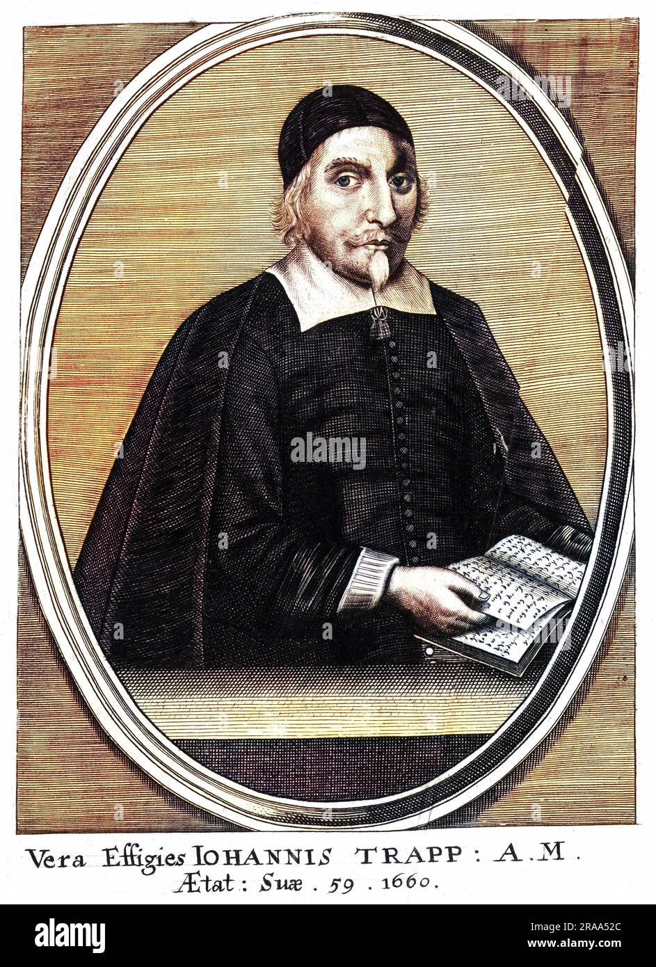 JOHN TRAPP English churchman, vicar of Weston-on-Avon and bible commentator     Date: 1601 - 1669 Stock Photo