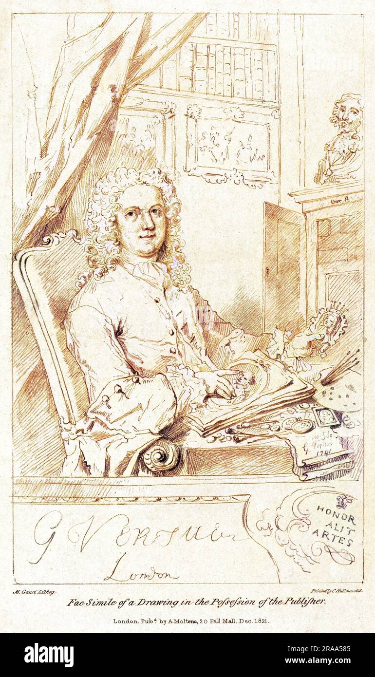 GEORGE VERTUE engraver Date: 1684 - 1756 Stock Photo - Alamy