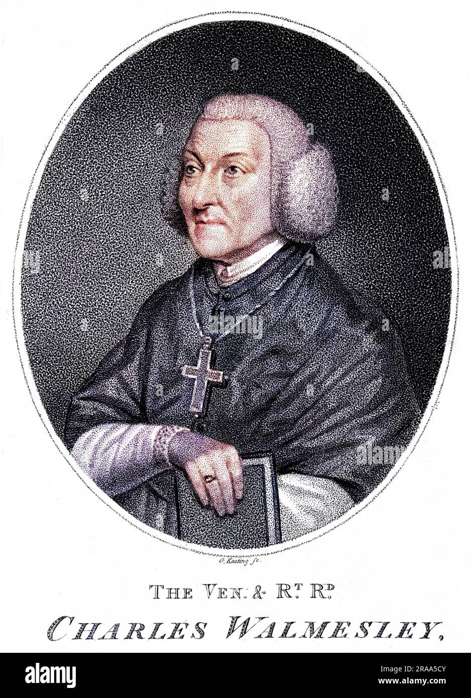 CHARLES WALMESLEY Catholic churchman and mathematician     Date: 1722 - 1707 Stock Photo