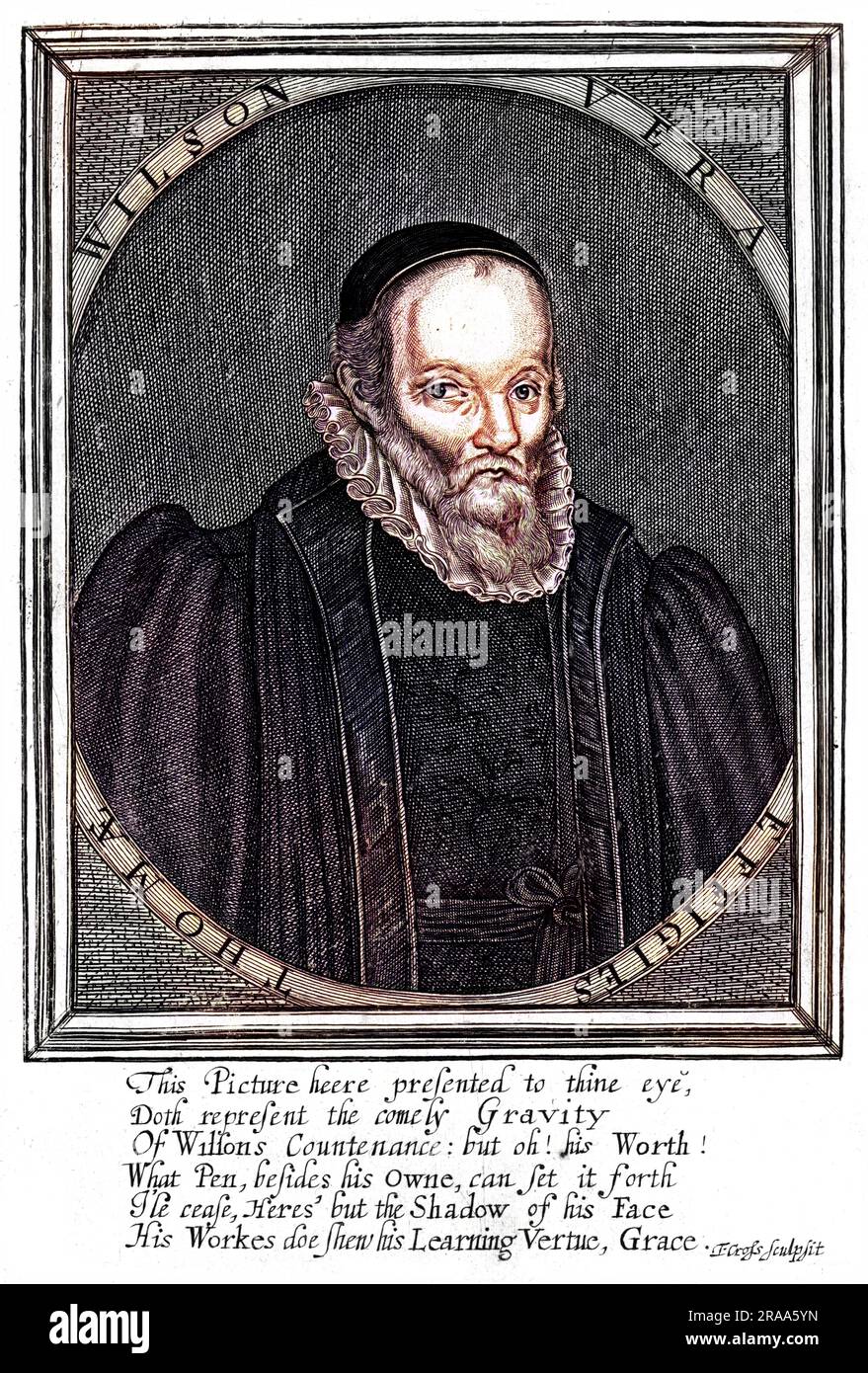 THOMAS WILSON puritan churchman     Date: 1563 - 1622 Stock Photo