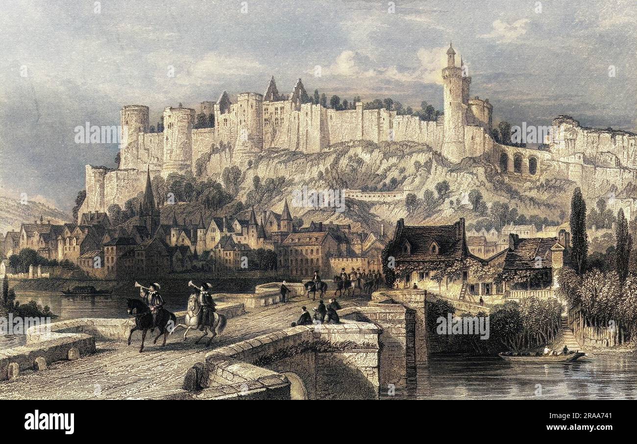 The chateau as it appeared in the 15th century. Date 15th century