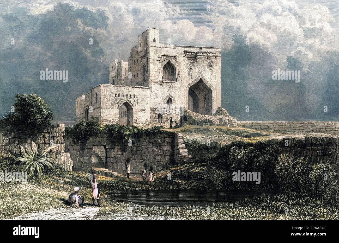 The Singham Mahal, Torway     Date: circa 1840 Stock Photo