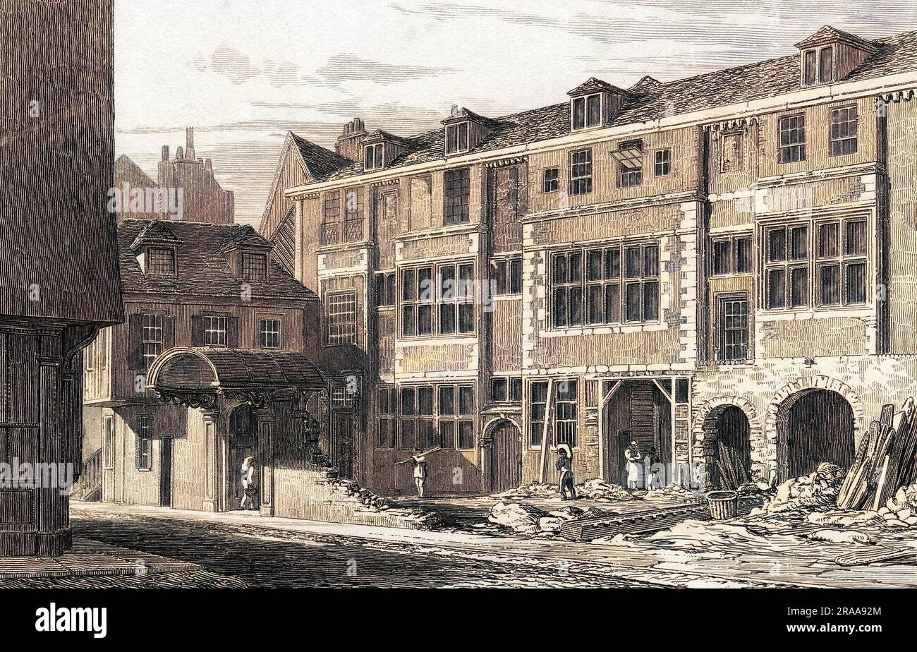 in Winchester Street, London Wall.     Date: circa 1830 ? Stock Photo