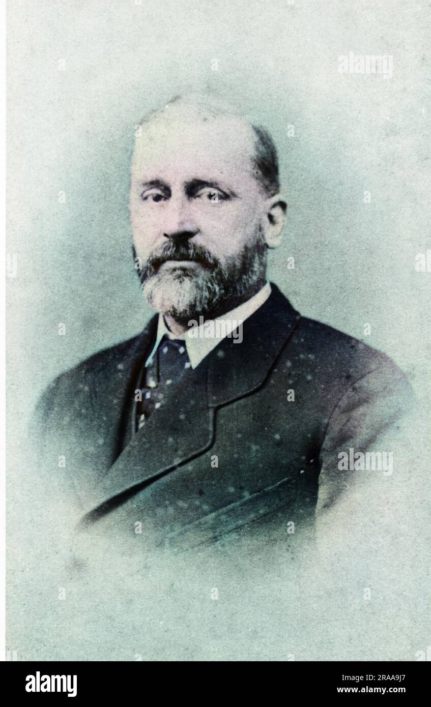 J H Gledstanes (1828-?), Victorian spiritualist.     Date: 1872 Stock Photo