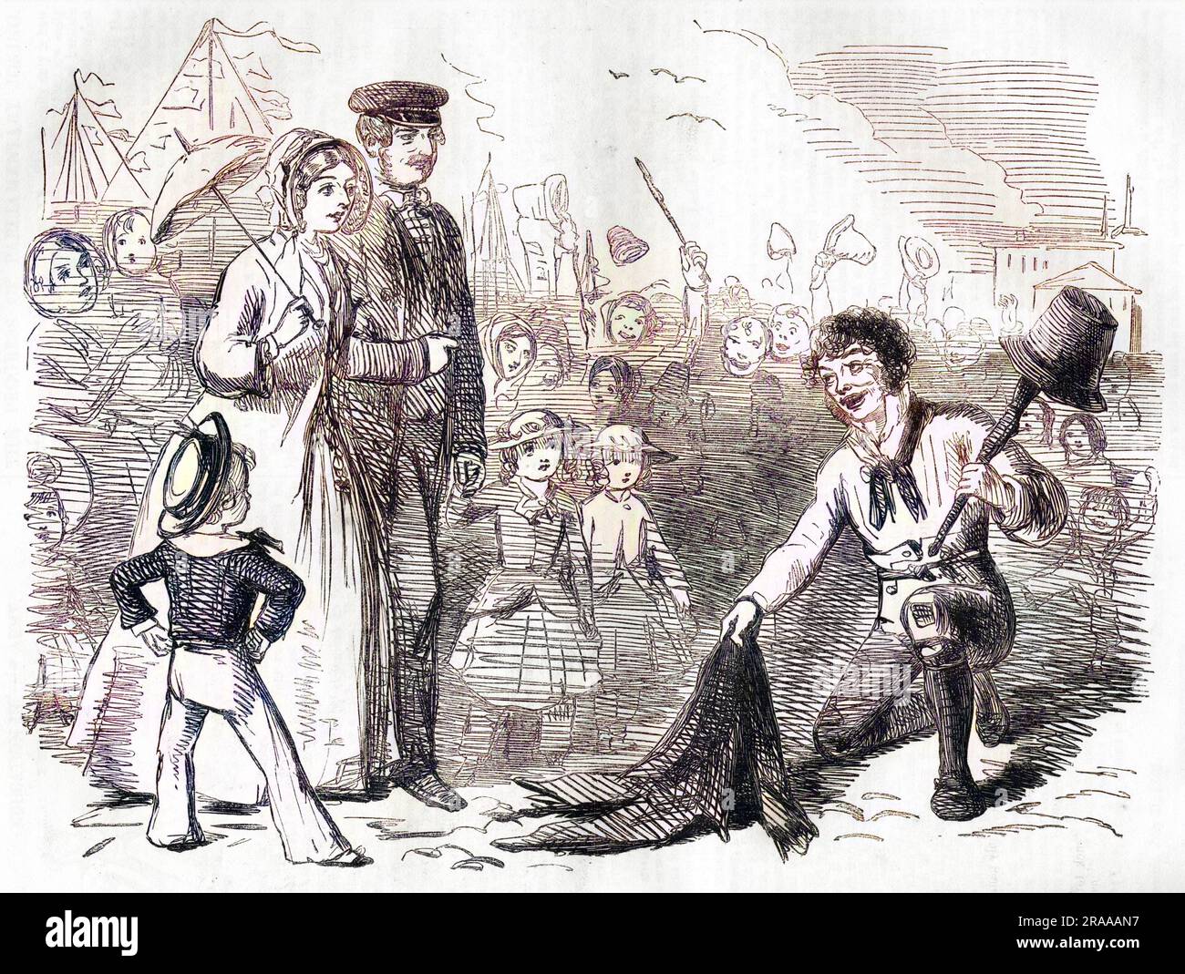 Sir Patrick Raleigh welcomes Queen Victoria to Ireland on her royal ...