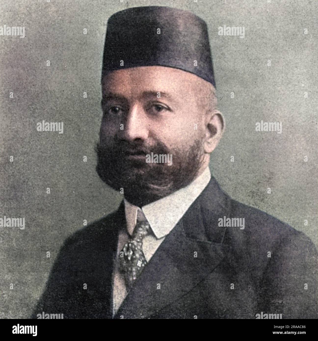 Hon. Rajah Sir Mohamed Ali Mohamed, in charge of distribution in India