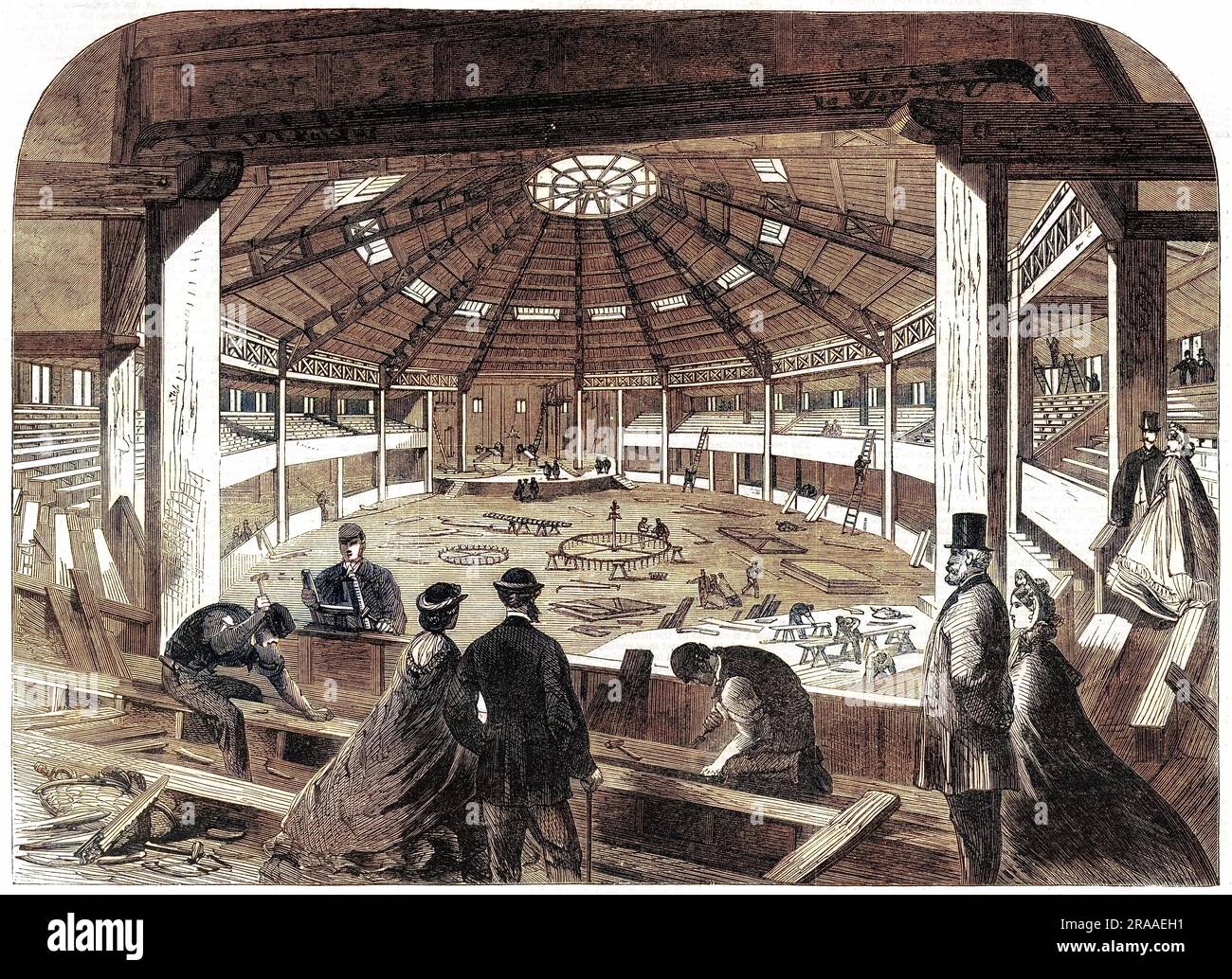 Shakespeare commemoration at Stratford construction of the