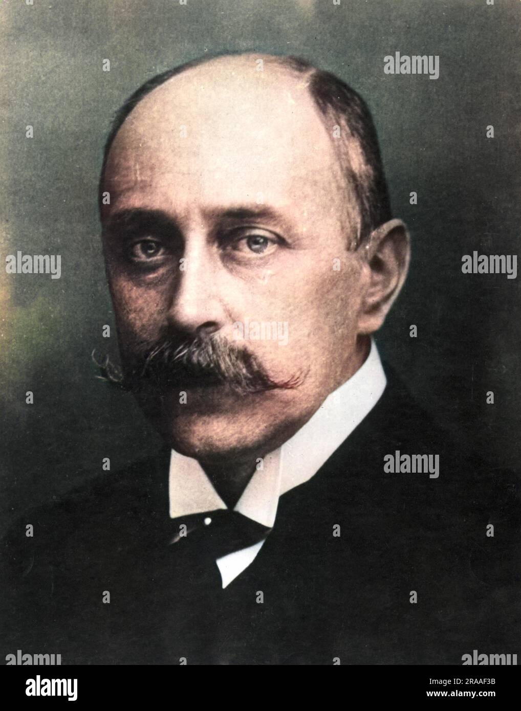 Frederik Alfred Lohmann (1870-1919), German merchant based in Bremen.  During the First World War he took part in the development of merchant submarines (U-boats), including the Deutschland, to bypass British blockades of shipping.     Date: early 20th century Stock Photo