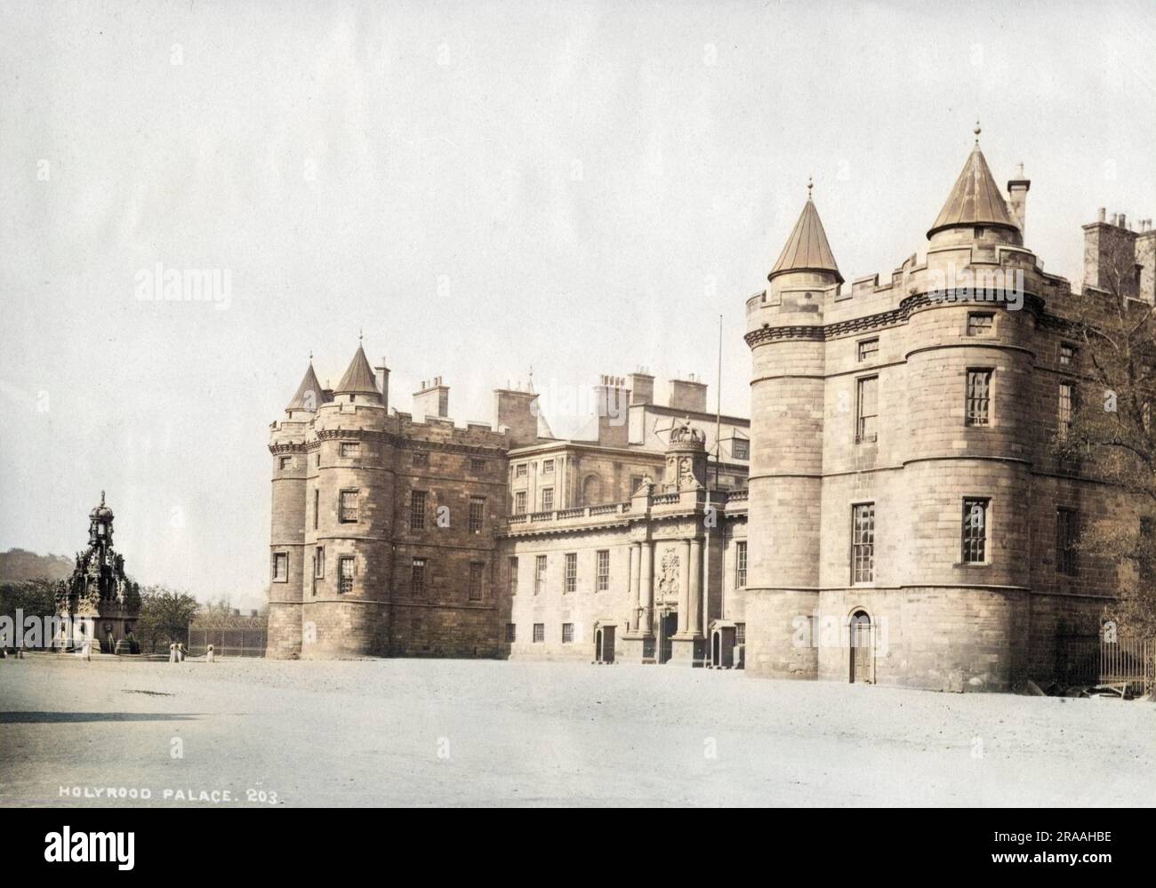 Holyrood Palace, Edinburgh Date late 19th century Stock Photo Alamy