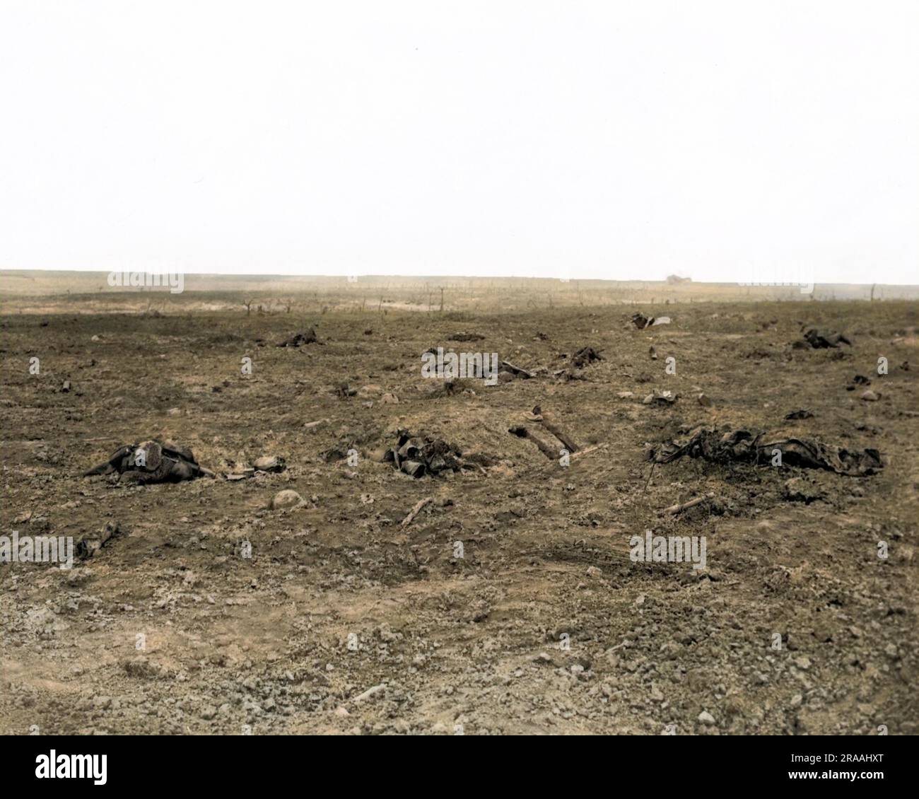 French Battlefields View of the battlefield near Guillemont on the Western Front in France ...