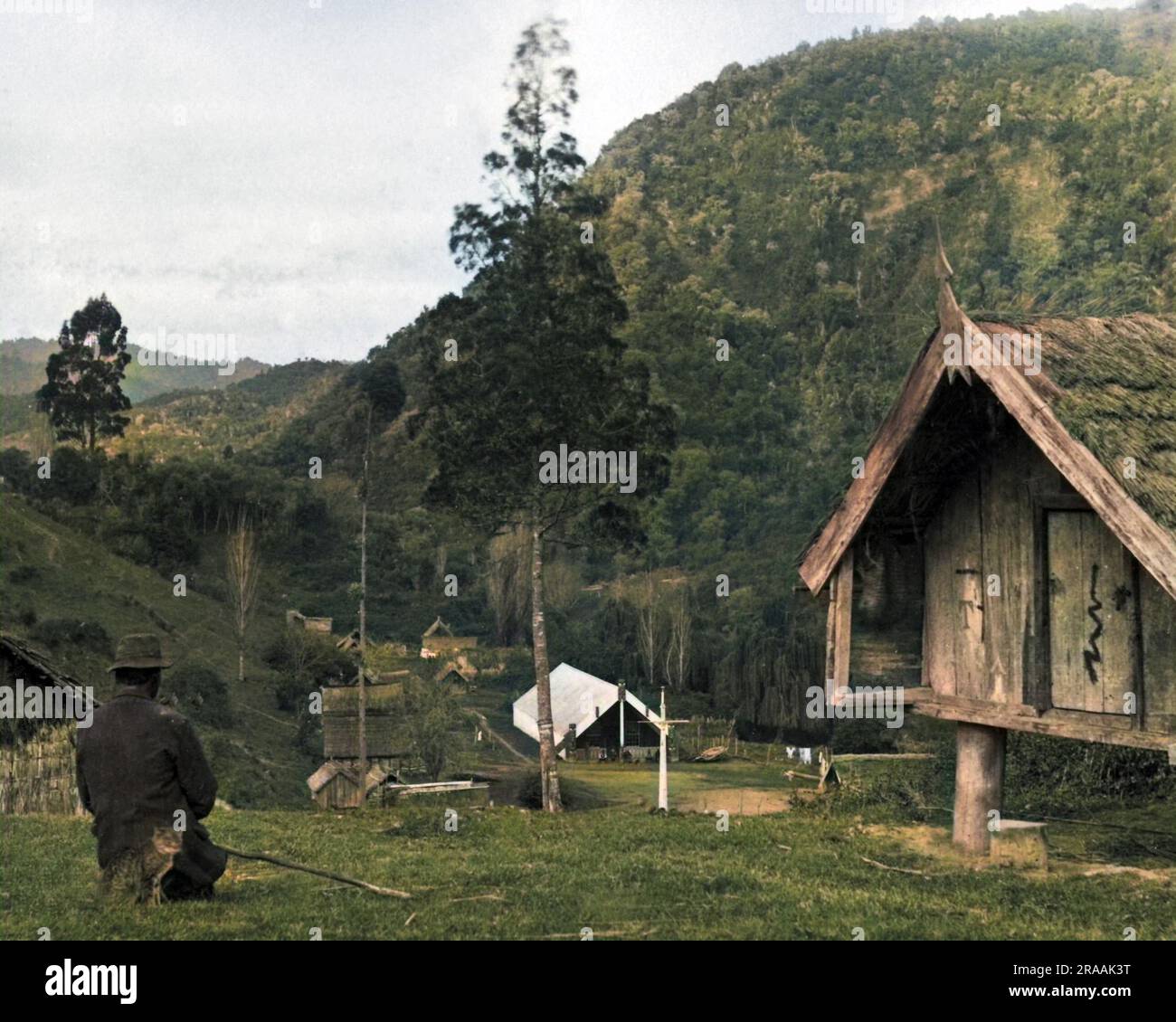 Ranana, Whanganui River, New Zealand. Date circa 1890s Stock Photo Alamy