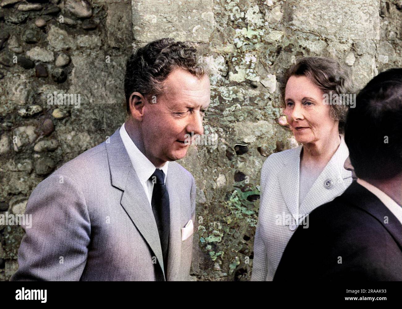 Benjamin Britten leaving the Choral and Orchestral Concert at Orford ...