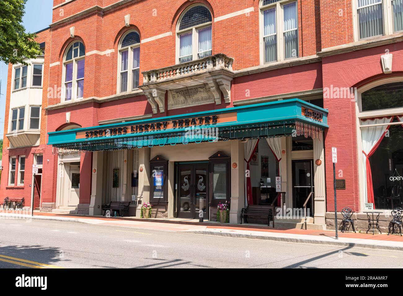 The Struthers Library Theatre on Third Street, first opened in 1883 and