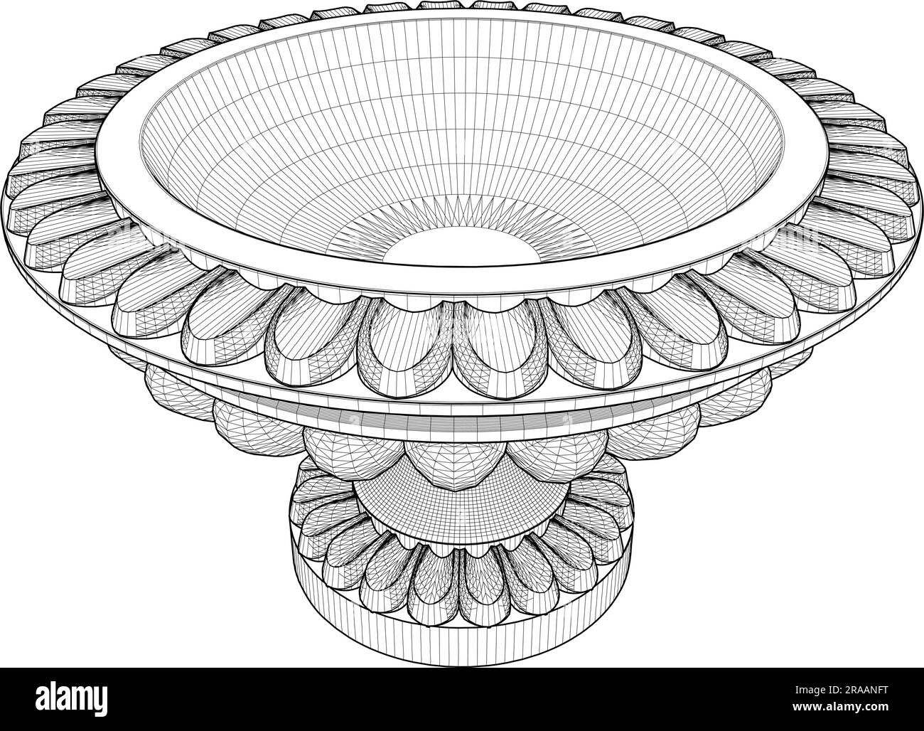 Antique Vase Flowerpot Vector. Illustration Isolated On White
