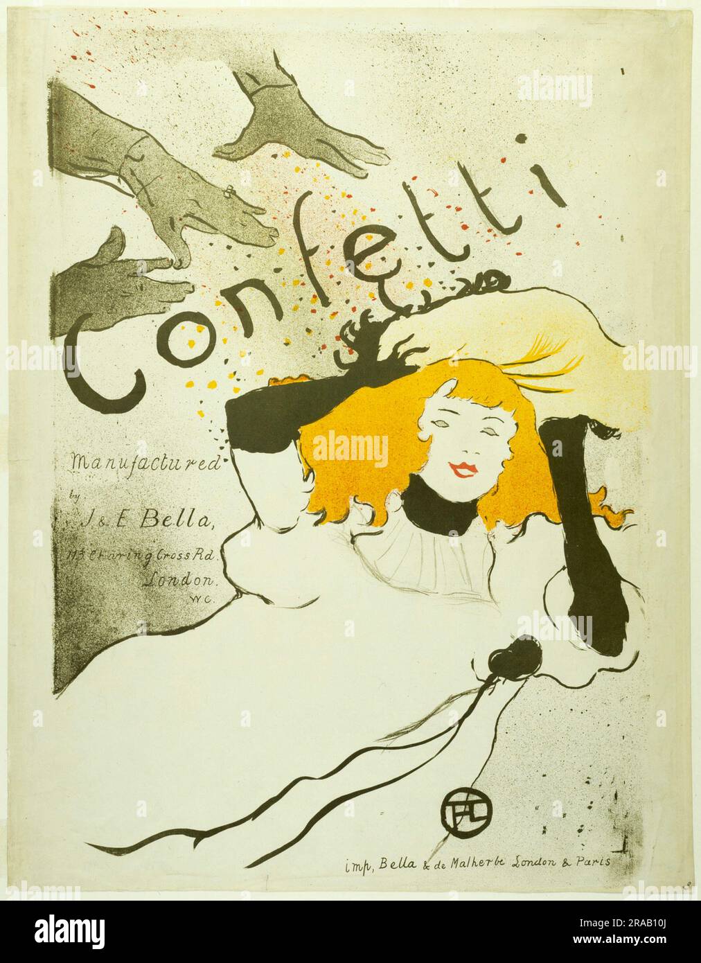 Confetti lautrec 1894 hi-res stock photography and images - Alamy
