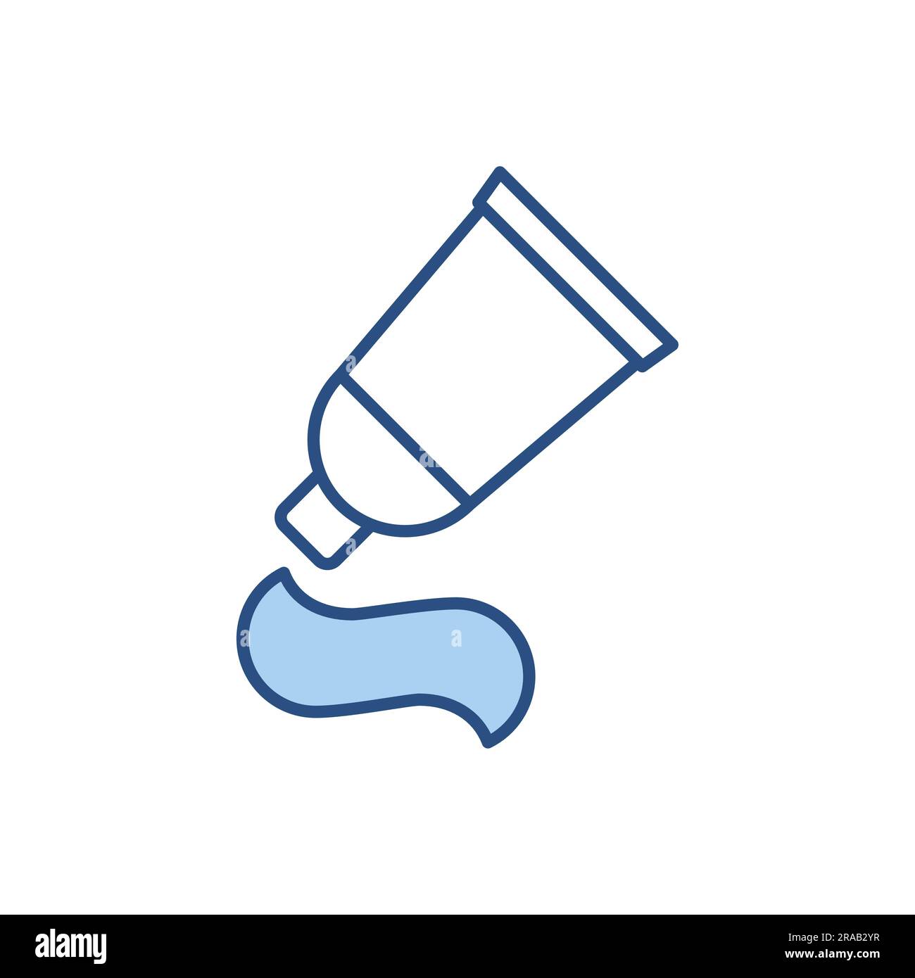 Tooth Paste Tube Related Vector Icon. Toothpaste Tube sign. Isolated on ...
