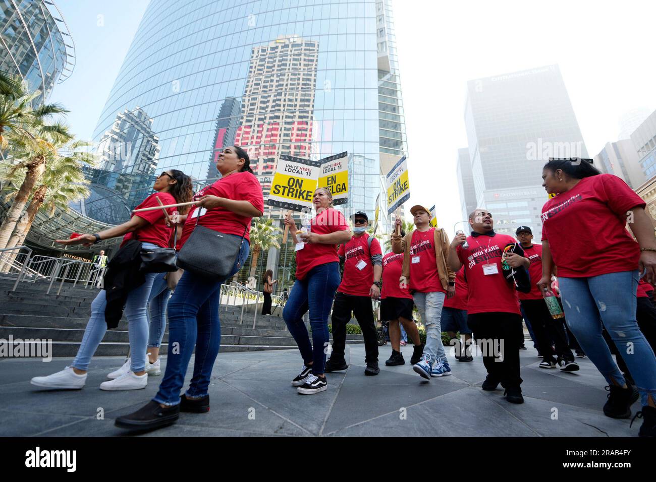 Striking Hotel Workers Rally Outside The Intercontinental Hotel After Walking Off Their Job 2118